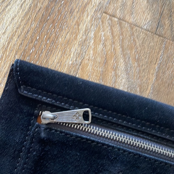 Patricia Nash Suede Patchwork Stripe Flap Clutch - Picture 6 of 11